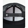 image:imageHurley Mens Trucker Hat  Flat Brim Mesh Baseball Cap and Hats for Men with Adjustable Snapback ClosureBlack