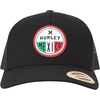 image:imageHurley Mens Trucker Hat  Flat Brim Mesh Baseball Cap and Hats for Men with Adjustable Snapback ClosureBlackGreen