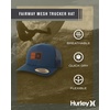 image:imageHurley Mens Trucker Hat  Flexible Quick Dry Fairway Mesh Trucker Hat for Men with Snapback Closure  Classic Mens CapsObsidian Blue