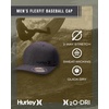 image:imageHurley mens One amp Only Corp Flexfit Perma Curve Bill Baseball HatDark Grey