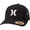 image:imageHurley Mens Caps  Del Mar Mesh Panel Baseball Cap Trucker Hat  Snap Back Hats for MenBlackWhite