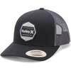 image:imageHurley Mens Hat  Oceanside Flex Fitted Trucker HatBlackGrey