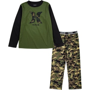 image:imageHurley Boys Pajama 2piece SetGreen Camo