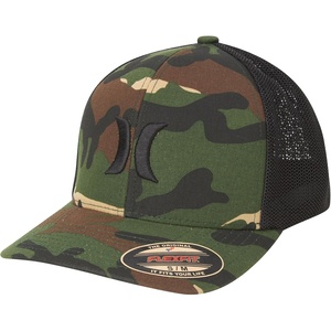 image:imageHurley Mens Baseball Cap  Laguna Icon Mesh Stretch Trucker Hat with Curved Brim  Lightweight Breathable Fitted Hats for MenCamo
