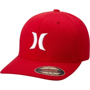 image:imageHurley Mens Baseball Cap  Moisture Wicking Quick Dry Textured Fitted Hats for Men with Curved BrimRed