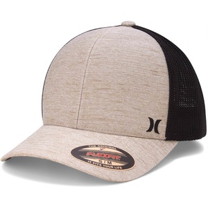 image:imageHurley Mens Caps  Mini Icon Mesh Panel Baseball Cap  Fitted Hats for MenWheat