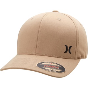 image:imageHurley Mens Hat  Curved Brim Stretch Fitted CapKhaki