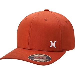 image:imageHurley Mens Hat  Curved Brim Stretch Fitted CapMagic Ember