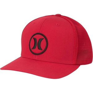image:imageHurley Mens Hat  Oceanside Flex Fitted Trucker HatTeam Red