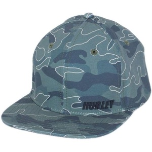 image:imageHurley Mens Hat  Snapback Flat Brim Baseball CapCamo