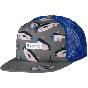 image:imageHurley Mens One amp Only Square Trucker Baseball CapPhoto Blue