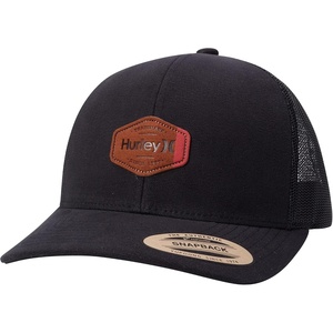 image:imageHurley Mens Trucker Hat  Flexible Quick Dry Fairway Mesh Trucker Hat for Men with Snapback Closure  Classic Mens CapsBlack Old