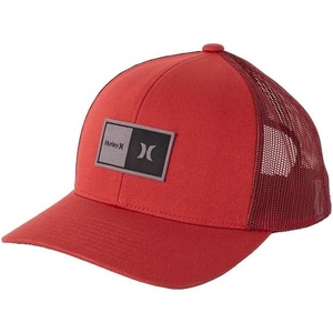 image:imageHurley Mens Trucker Hat  Flexible Quick Dry Fairway Mesh Trucker Hat for Men with Snapback Closure  Classic Mens CapsValient Red