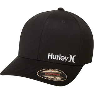image:imageHurley mens One amp Only Corp Flexfit Perma Curve Bill Baseball HatBlack