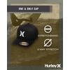 image:imageHurley Mens Cap  One and Only Trucker Flexfit Hat Baseball Cap for MenBlackWhite Logo