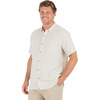 image:imageHurley Mens Short Sleeve Casual Button Down Shirt Regular Fit Chest PocketBone