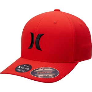 image:imageHurley Mens Caps  One amp Only Flexfit Baseball Cap  Fitted Hats for Men SXLChile Red