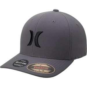 image:imageHurley Mens Caps  One amp Only Flexfit Baseball Cap  Fitted Hats for Men SXLDark Grey