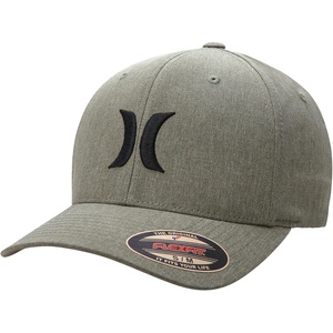 image:imageHurley Mens Caps  One amp Only Flexfit Baseball Cap  Fitted Hats for Men SXLOlive Canvas