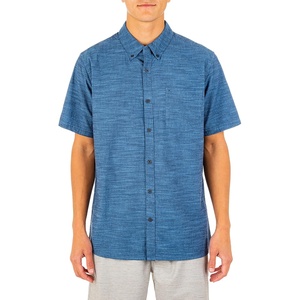 image:imageHurley Mens One and Only Textured Short Sleeve Button UpObsidian