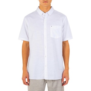 image:imageHurley Mens One and Only Textured Short Sleeve Button UpWhite