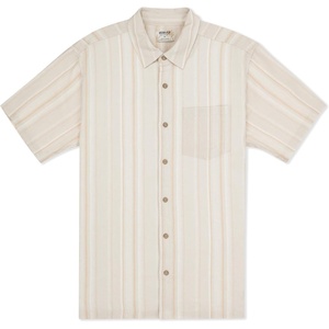 image:imageHurley Mens Short Sleeve Casual Button Down Shirt Regular Fit Chest PocketBone