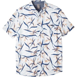 image:imageHurley Mens Short Sleeve Casual Button Down Shirt Regular Fit Chest PocketWoodside