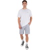 image:imageHurley Mens Phantom 4Way Stretch Walk Shorts 9 Inseam 20 Outseam Quick Dry Button ClosureLight Stone Grey