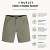 image:imageHurley Mens Phantom 4Way Stretch Walk Shorts 9 Inseam 20 Outseam Quick Dry Button ClosureOlive