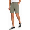 image:imageHurley Mens Phantom 4Way Stretch Walk Shorts 9 Inseam 20 Outseam Quick Dry Button ClosureOlive