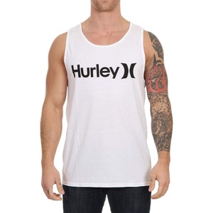 image:imageHurley Mens One amp Only Graphic Tank TopWhiteBlackBlack