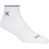 image:imageHurley Womens 8 Pack Sport Ultra Soft Quarter Crew SocksWhiteRoseLavendarBlueCool Grey