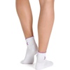 image:imageHurley Womens 8 Pack Sport Ultra Soft Quarter Crew SocksWhiteRoseLavendarBlueCool Grey