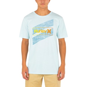 image:imageHurley Mens Icon Slash Gradient TShirtGlacier BlueCitron