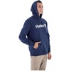 image:imageHurley mens One amp Only Solid Fleece Pullover HoodieMidnight Aqua