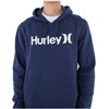 image:imageHurley mens One amp Only Solid Fleece Pullover HoodieMidnight Aqua