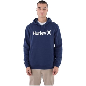 image:imageHurley mens One amp Only Solid Fleece Pullover HoodieMidnight Aqua