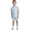 image:imageHurley Kids Boys Pop Color Palm PullOn Swim Trunks Little KidBlue IceFlamingo