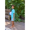 image:imageHurley Kids Boys Pop Color Palm PullOn Swim Trunks Little KidBlue IceFlamingo