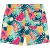 image:imageHurley Kids Boys Pop Color Palm PullOn Swim Trunks Little KidMulti Fruit