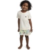 image:imageHurley Kids Boys Pop Color Palm PullOn Swim Trunks Little KidPale Ivory Palms
