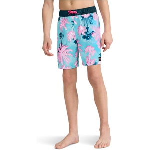 image:imageHurley Kids Boys Pop Color Palm PullOn Swim Trunks Little KidBarracuda